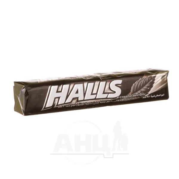 %Льодяники Halls екстра стронг 25,2 г