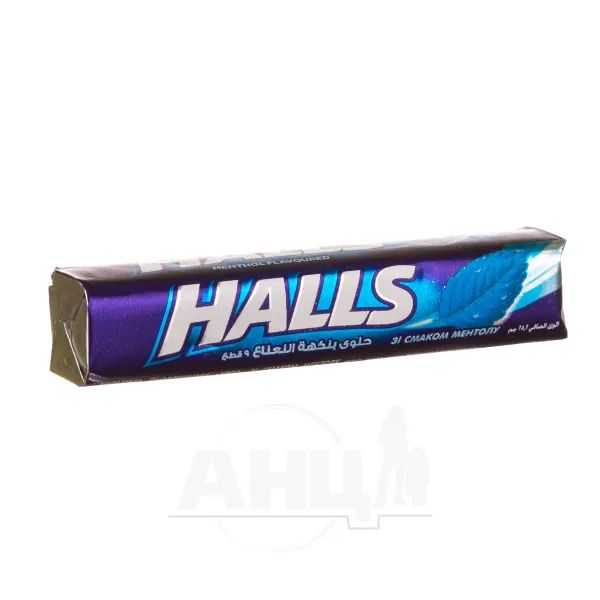 %Леденцы Halls ментол 25,2 г