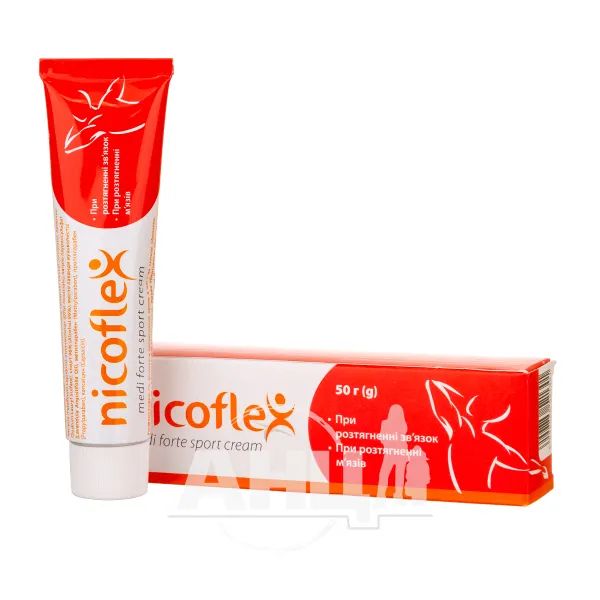 Нікофлекс меди форте спорт крем 50 г