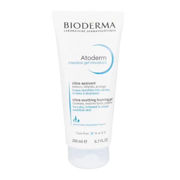 %Гель Bioderma Atoderm Интенсив очищающий для чувствительной и очень сухой кожи 200 мл