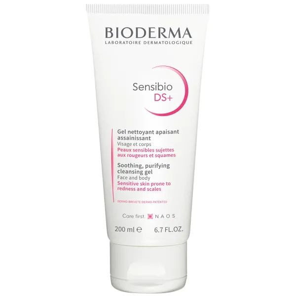 %Гель для обличчя Bioderma Sensibio DS + Soothing Purifying Cleansing Gel очищующий 200 мл