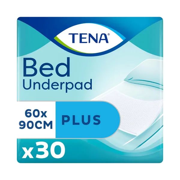 %Пелюшки для немовлят Tena Bed Underpad Plus 60х90 см №30