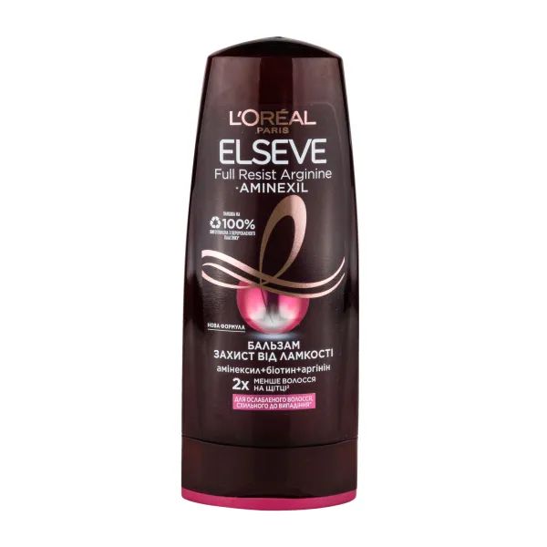 %Бальзам-ополіскувач L'oreal Paris Elseve сила аргініну Х3 для слабких схильних до випадіння волосся 200 мл