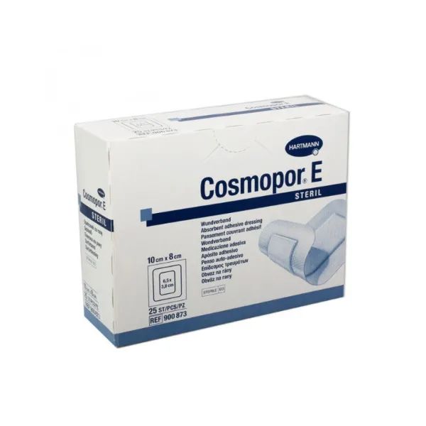 %Повязка пластырная послеоперационная Cosmopor Antibacterial стерильная 10 см х 8 см №1
