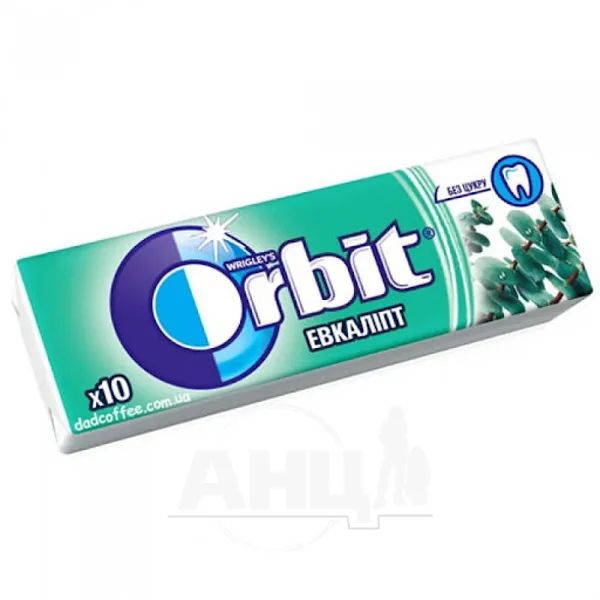 %Жувальна гумка Orbit White евкаліпт