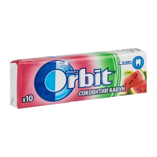 %Жувальна гумка Orbit соковитий кавун 14г