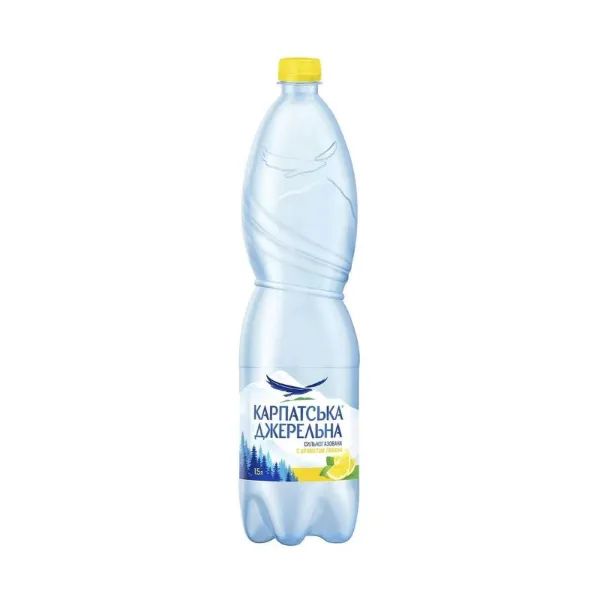 %ВОДА ФРУКТ. ДЖЕРЕЛЬНА 1,5Л ЛИМОН