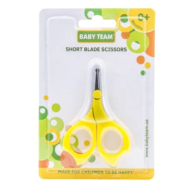 %Ножницы детские Baby team 7101 короткие лезвия