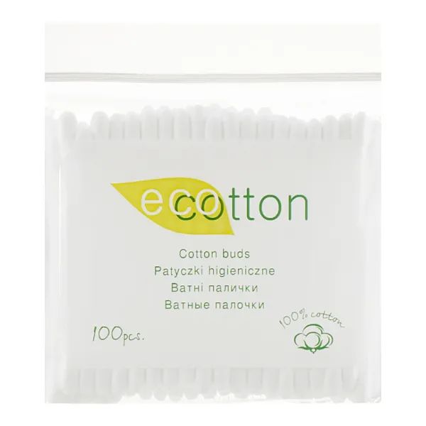 %Ватные палочки Ecotton №100