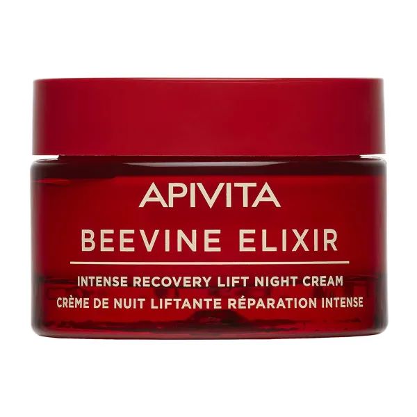 %Укрепляющий ночной крем Apivita Beevine Elixir Intense Recovery Lift с восстанавливающим эффектом 50 мл
