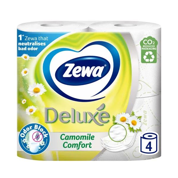 %Туалетний папір Zewa deluxe ромашка №4