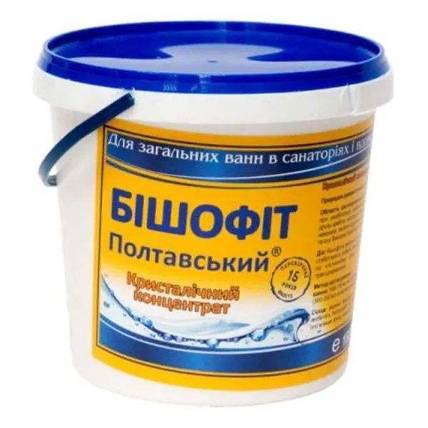 %Бішофіт полтавський кристалічний концентрат 1000 мл