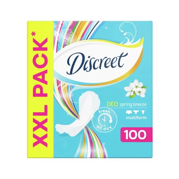 %Прокладки гігієнічні щоденні Discreet deo spring breeze multiform №100