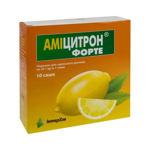 %Аміцитрон Форте порошок для орального розчину саше 23 г №10