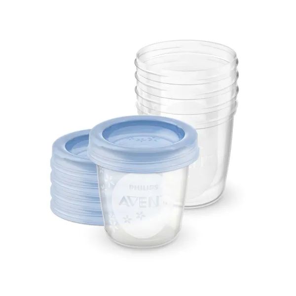 %Контейнеры Philips AVENT 619/05 для хранения молока 5 x 180 мл