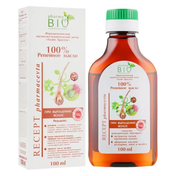 %Реп'яхова олія 100% Pharma Bio Laboratory 100 мл