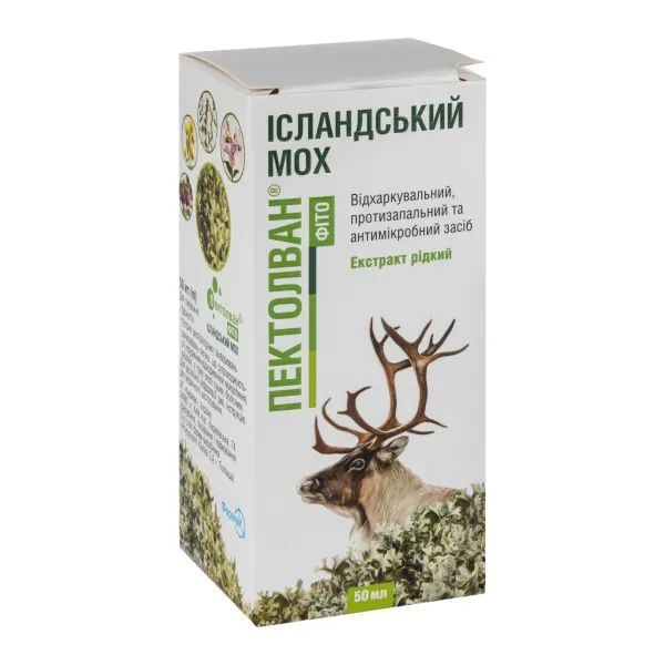%Пектолван Фіто ісландський мох екстракт рідкий флакон 50 мл