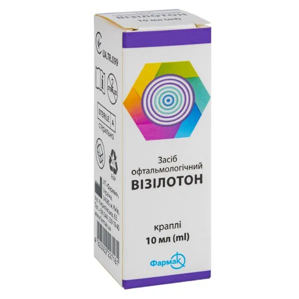 %Візілотон краплі очні 10 мл