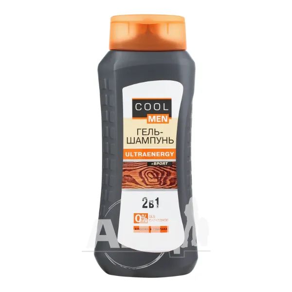 %Гель-шампунь для волос и тела Cool men Ultraenergy 400 мл