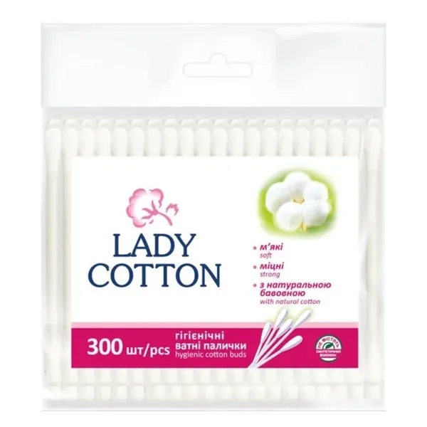 %Ватные палочки Lady Cotton пакет №300