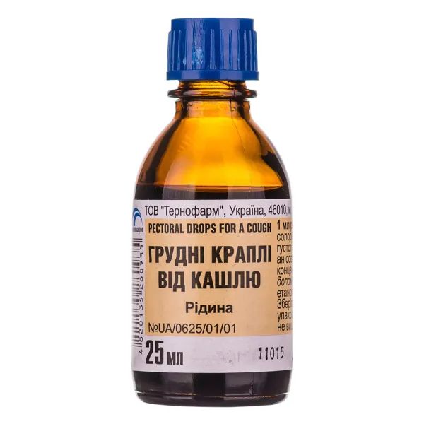 %Грудні краплі від кашлю рідина флакон 25 мл