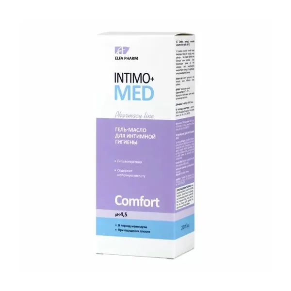 %Гель-масло для интимной гигиены Elfa Pharm Intimo+med Comfort 200 мл