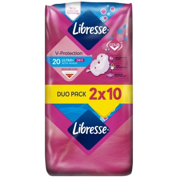 Гигиенические прокладки Libresse Ultra Normal Soft Deo №20