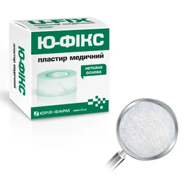 %Пластырь медицинский Ю-Фикс 1,25 см х 500 см на нетканой основе