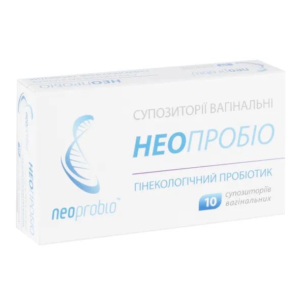 %Неопробіо супозиторії вагінальні №10