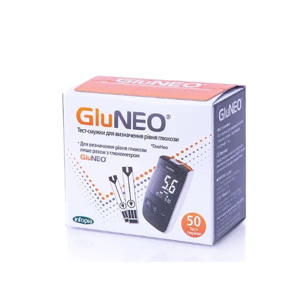 %Тест-полоски GluNeo №50