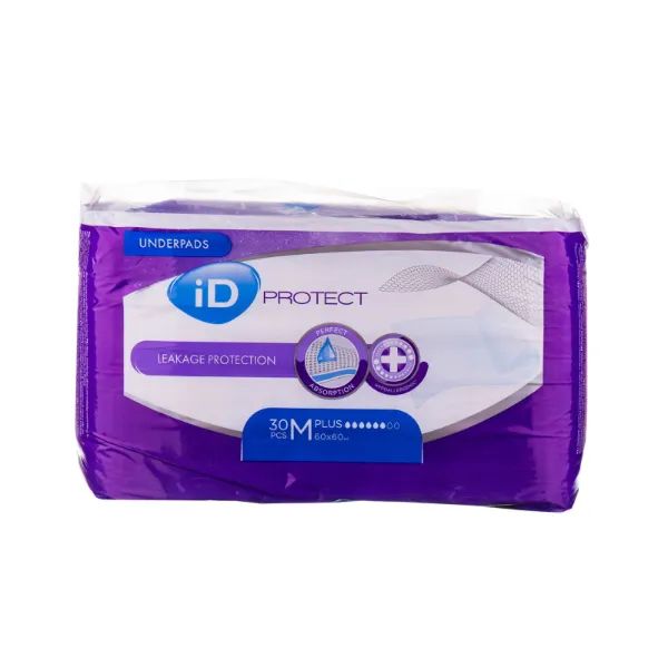 %Пеленки гигиенические id protect plus 60 x 60 №30