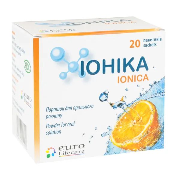 %Ионика порошок для орального раствора пакетик 4,4 г №20