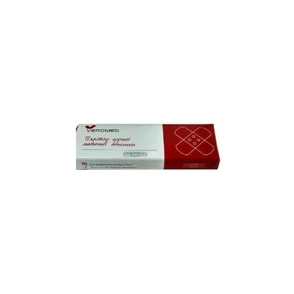 %Пластырь-лента медицинский Veromed 2,5 см х 5 м прозрачный