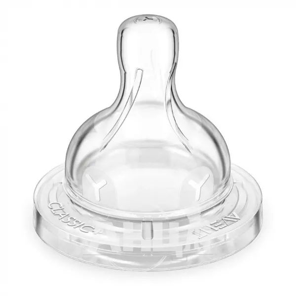 %Силиконовая соска Philips AVENT 636/27 для густой пищи №2