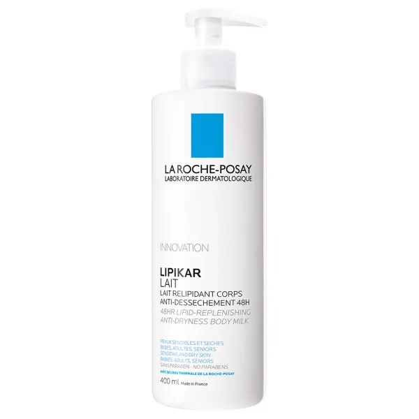 %Молочко липидовосстанавливающее La Roche Posay Липикар Лайт для сухой и очень сухой кожи тела младенцев, детей и взрослых 400 мл