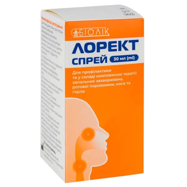 %Лорект спрей флакон 30 мл