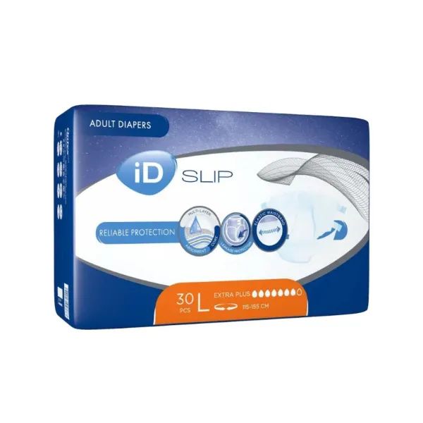 %Подгузники для взрослых iD Slip Extra Plus Large №30