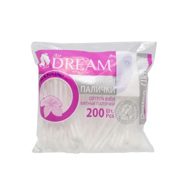 %Палочки ватные косметические Air Dream №200