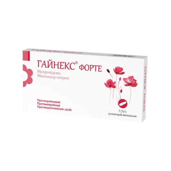 %Гайнекс форте суппозитории вагинальные стрип №7