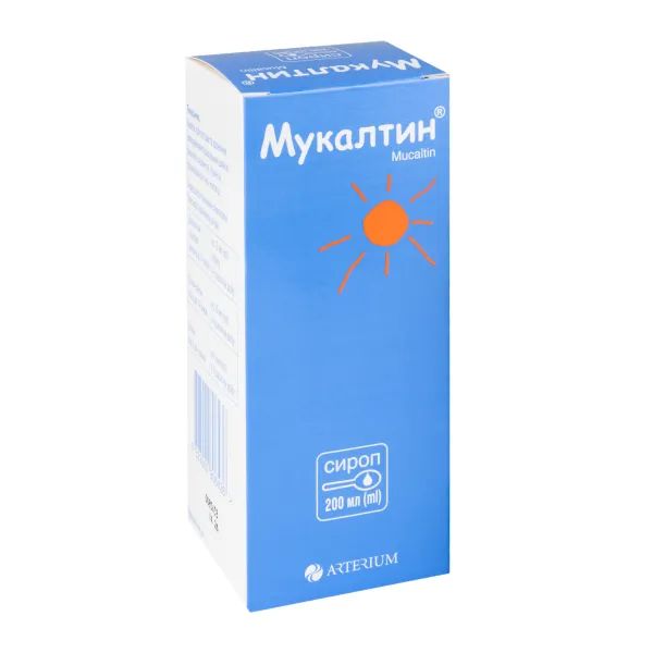 %Мукалтин сироп флакон полімерний 200 мл