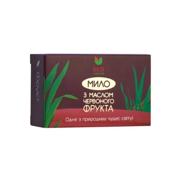 %Мило туалетне тверде Red natural 100 г