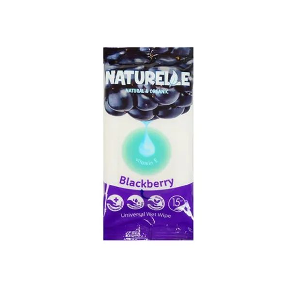 %Вологі серветки Naturelle blackberry №15