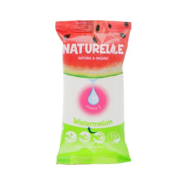 %Вологі серветки Naturelle watermelon №15