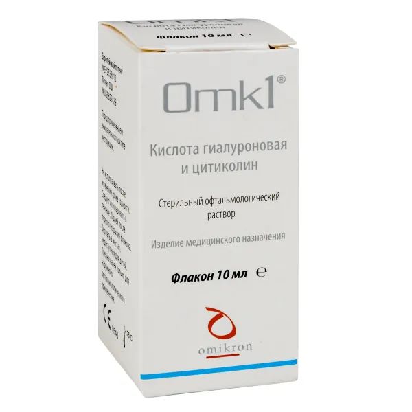 %ОМК 1 капли глазные флакон 10 мл