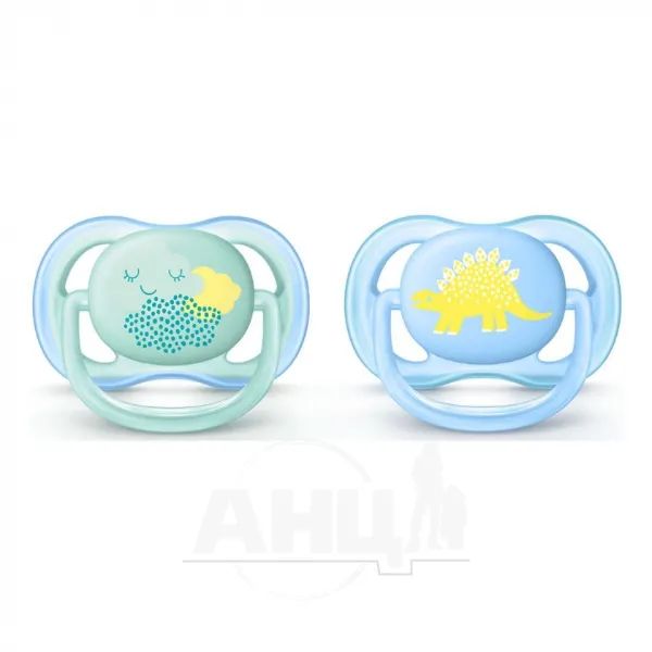 %Пустышка Philips AVENT 344/20 с декором 0-6 мес для мальчика №2