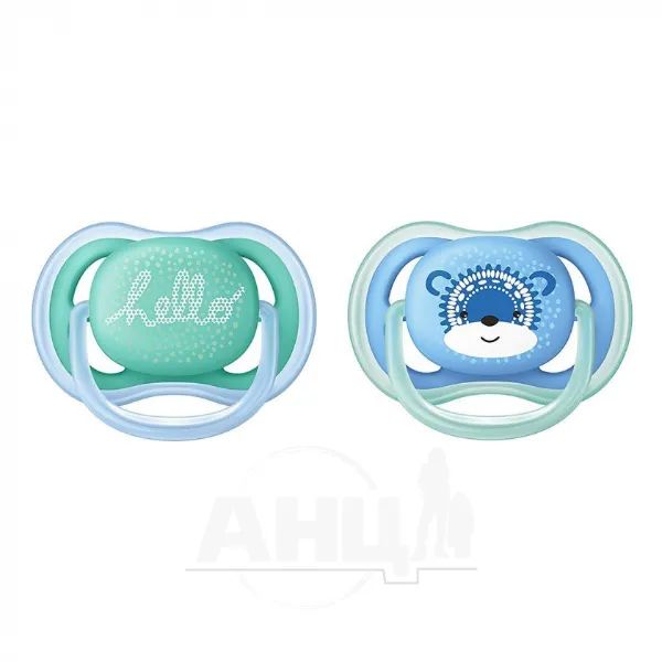%Пустышка Philips AVENT 342/22 с декором 6-18 мес для мальчика №2