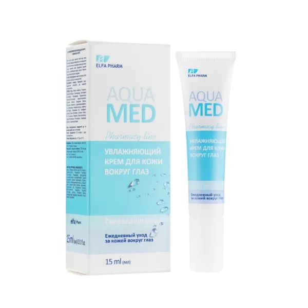 %Крем для кожи вокруг глаз Elfa Pharm Aqua Med увлажняющий 15 мл