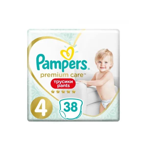 %Подгузники-трусики Pampers Premium Care Pants 4 9-15 №38