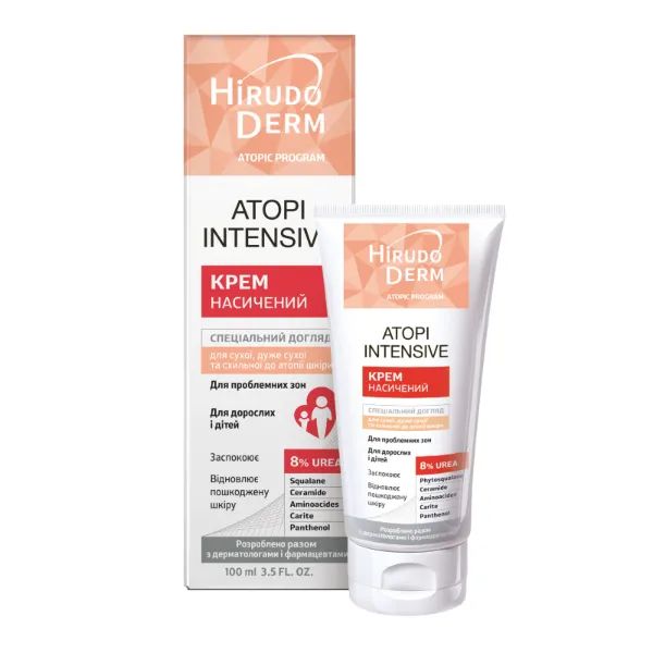 %Крем Atopi intensive hirudo derm atopic program для сухої та схильної до атопії шкіри100 мл