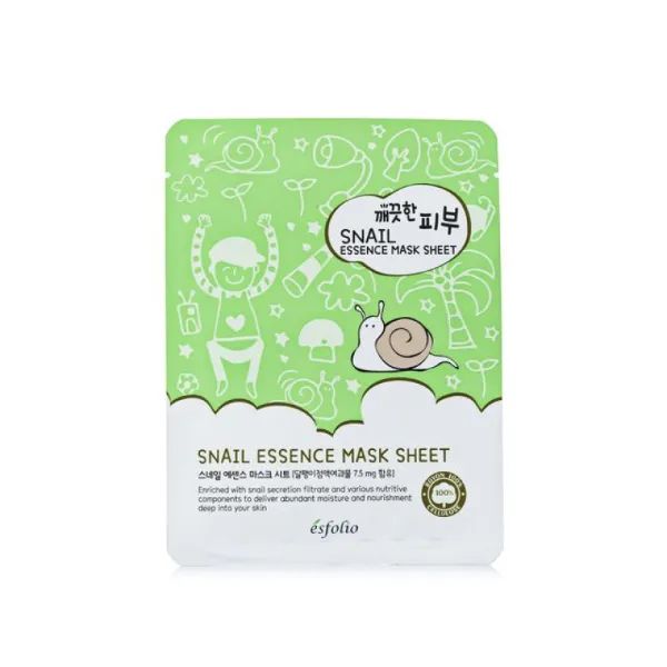 %Тканевая маска Esfolio Pure Skin с экстрактом муцина улитки 25 мл